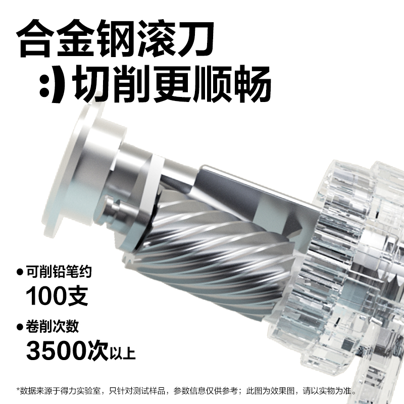 得力VB6大口徑手搖削筆機(jī)(紅色)(個(gè))