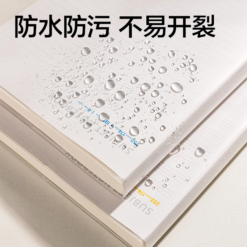 得力T16192-1牛盾簡約膠套本(牛盾-橫線)(本)