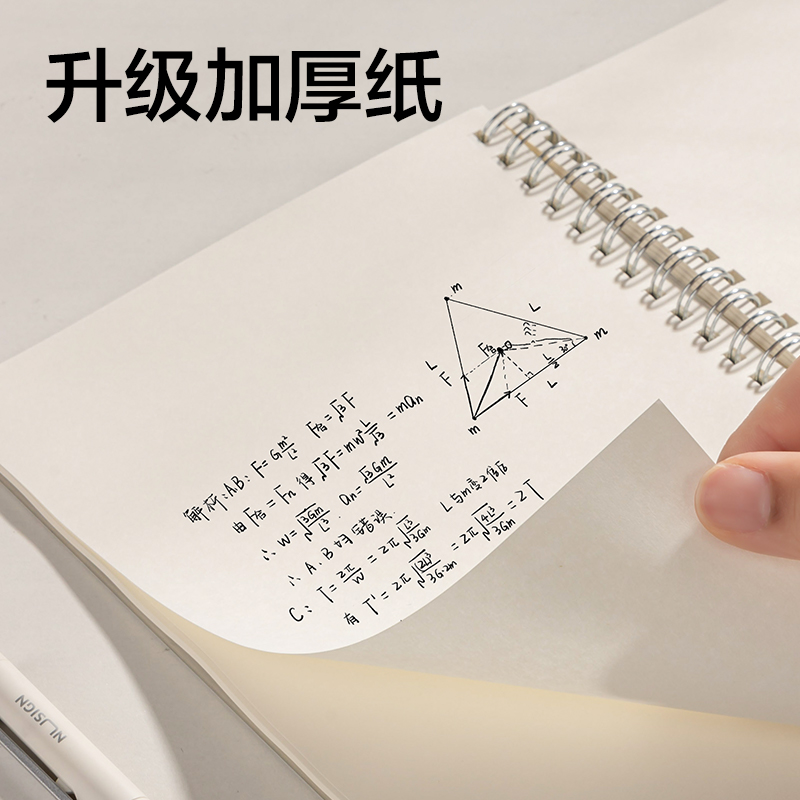 得力LPA580-1牛盾PP本螺旋本(牛盾-英語)(本)