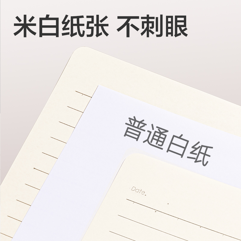 得力LPA580-1牛盾PP本螺旋本(牛盾-橫線8mm)(本)