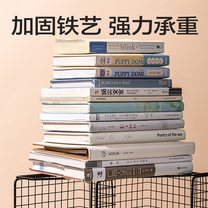 得力PJ105雙層置物架(白)(個(gè))