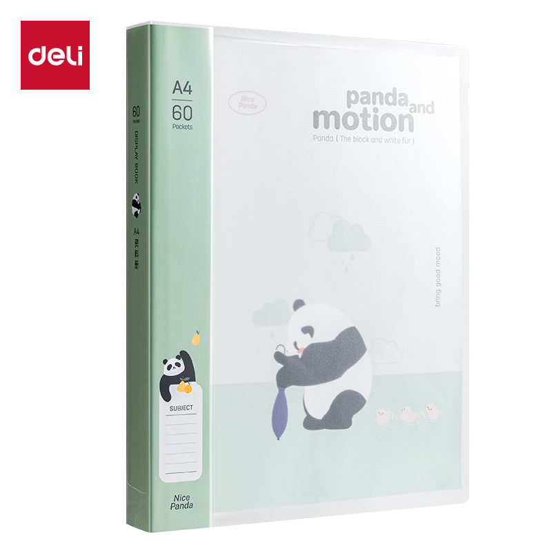 得力XM703-60熊貓系列60頁資料冊(綠)(個(gè))