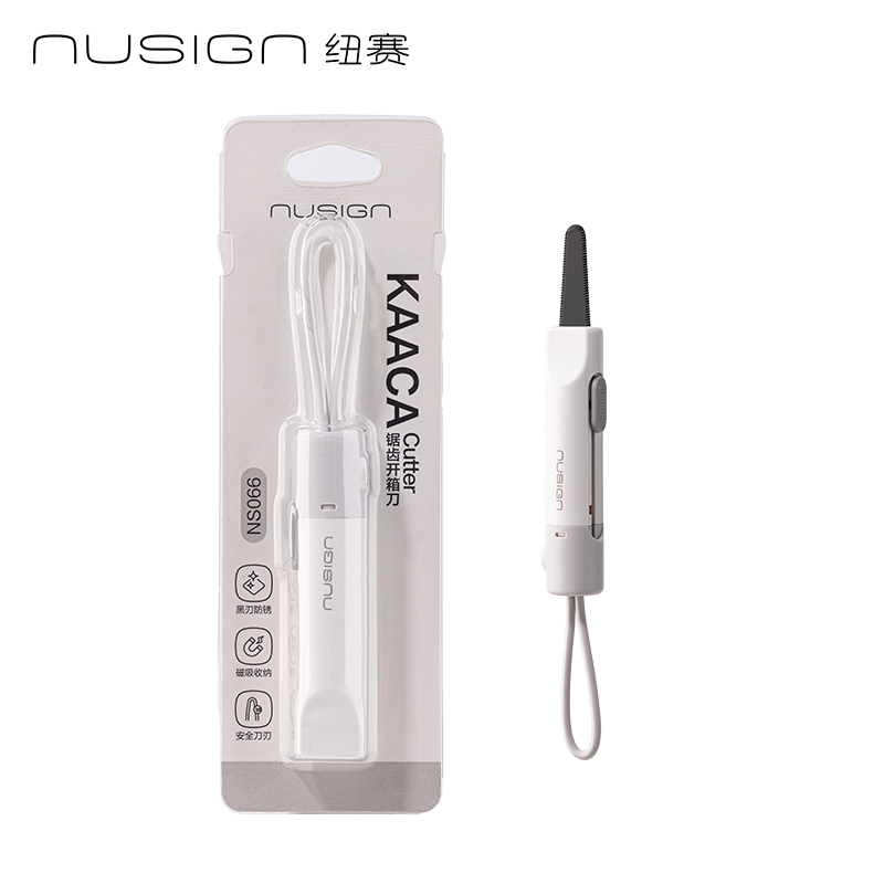 紐賽NS066鋸齒開箱刀(白色)(把)