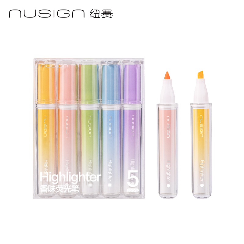 紐賽NS718紐賽熒光筆(混色)(5支/盒)