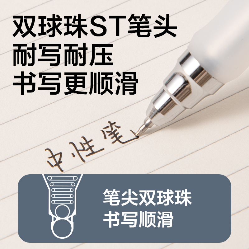 得力SG364六邊形戰(zhàn)士書寫套裝(黑)(5件套)
