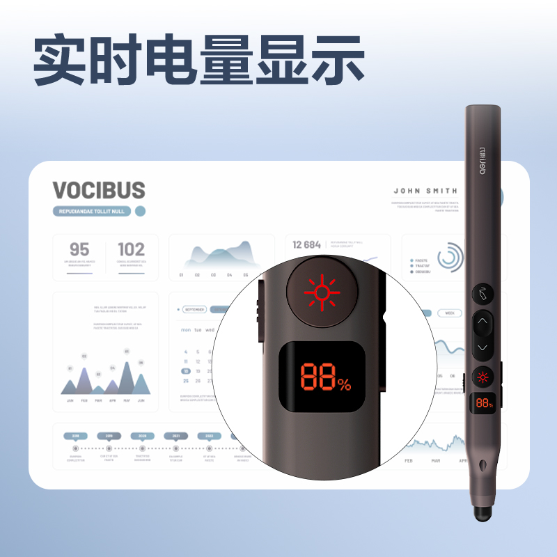 得力MA116-G激光翻頁(yè)筆_激光翻頁(yè)筆(黑)(支)