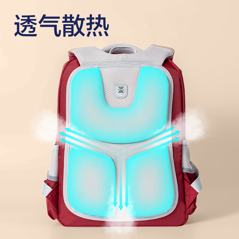 得力BB193P經(jīng)典學(xué)院禮盒系列小學(xué)生書包(普魯士藍(lán))(個(gè))