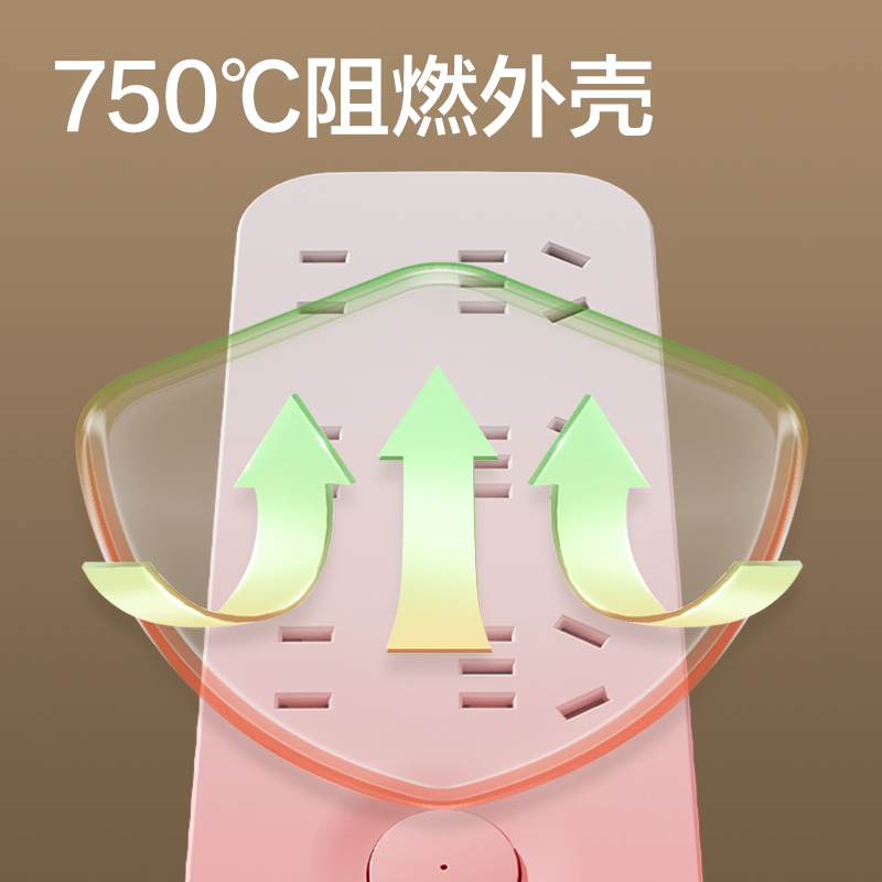 得力LU9057(03)雅白系列插座_3+3_3米_PE袋(白)(個(gè))
