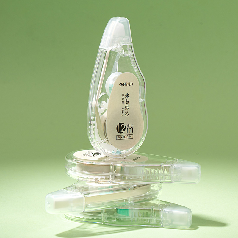 得力VR196M修正帶套裝5mm*72m(透明)(套)
