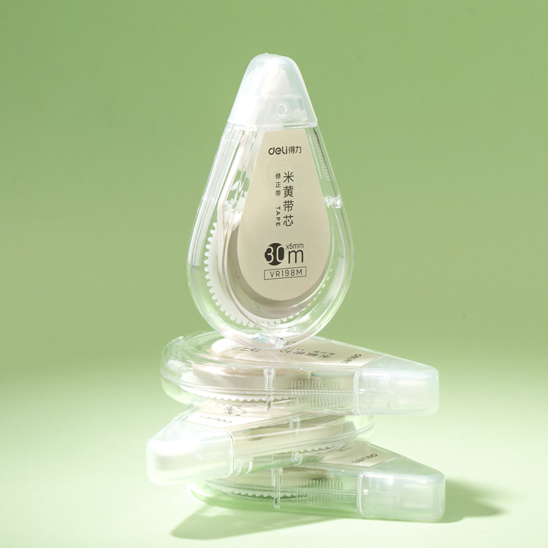 得力VR198M修正帶套裝5mm*150m(透明)(套)