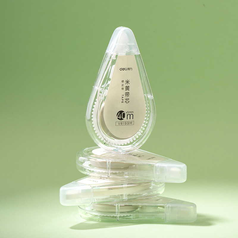 得力VR199M修正帶套裝5mm*200m(透明)(套)