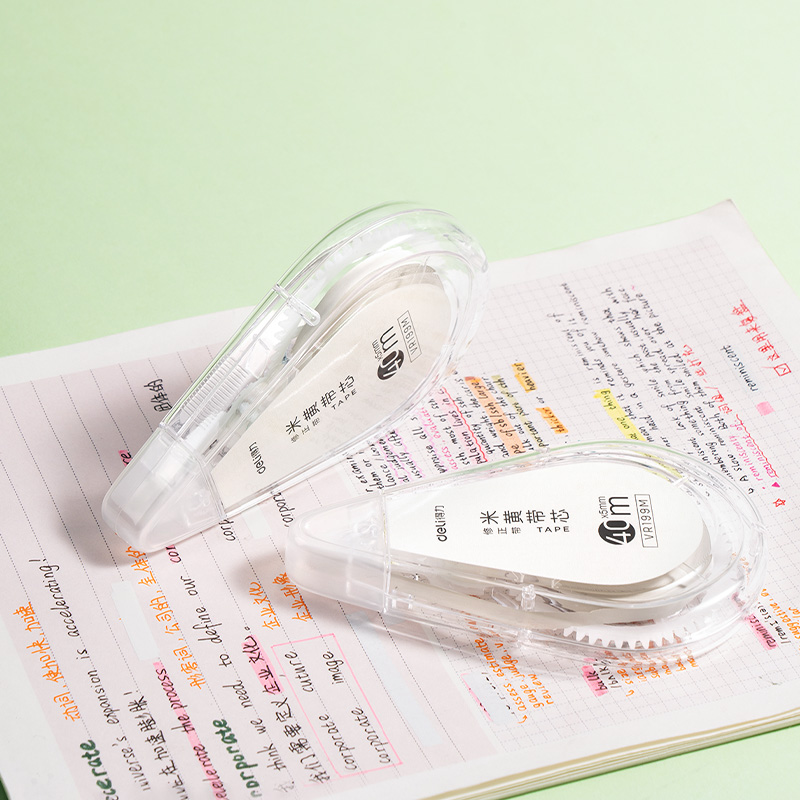 得力VR199M修正帶套裝5mm*200m(透明)(套)