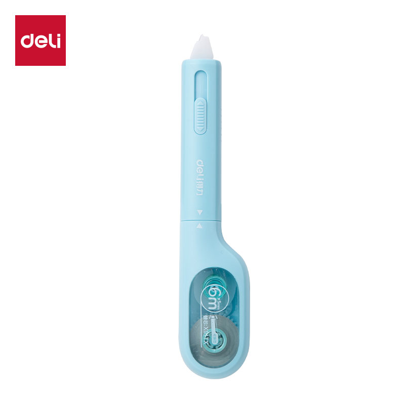 得力X01A時(shí)尚筆型修正帶5mm*6m(藍(lán)色)(個(gè))