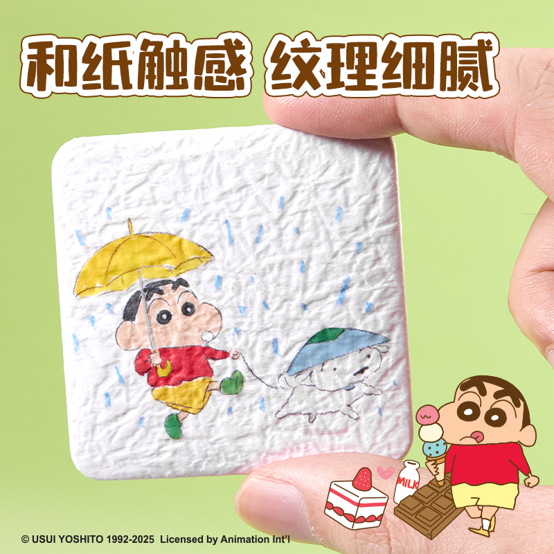 得力LB613蠟筆小新往昔時光磁吸徽章(混)(個)