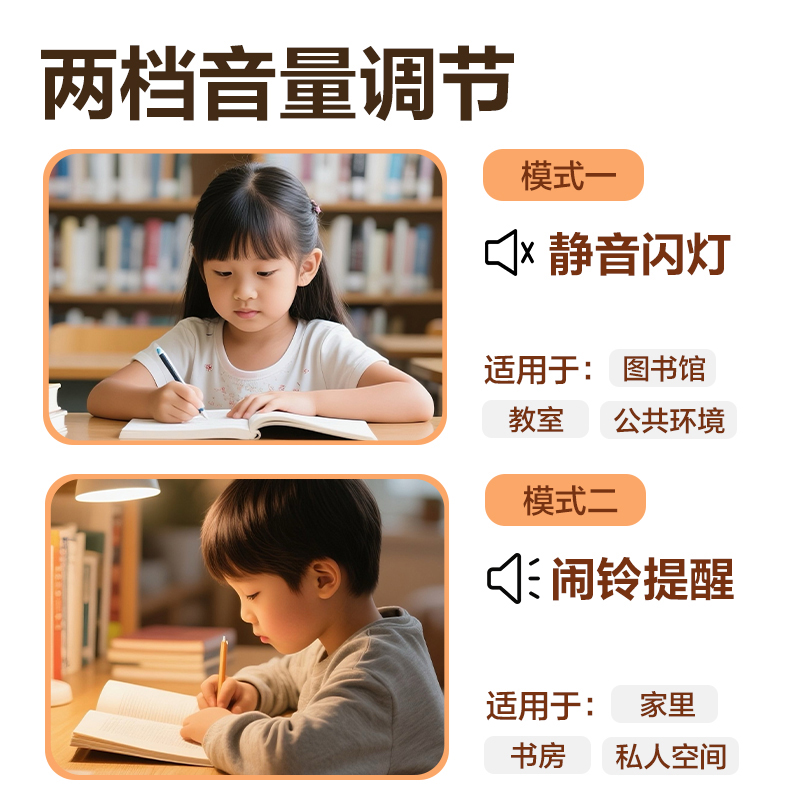 得力LE205電子計(jì)時(shí)器(白)(臺(tái))