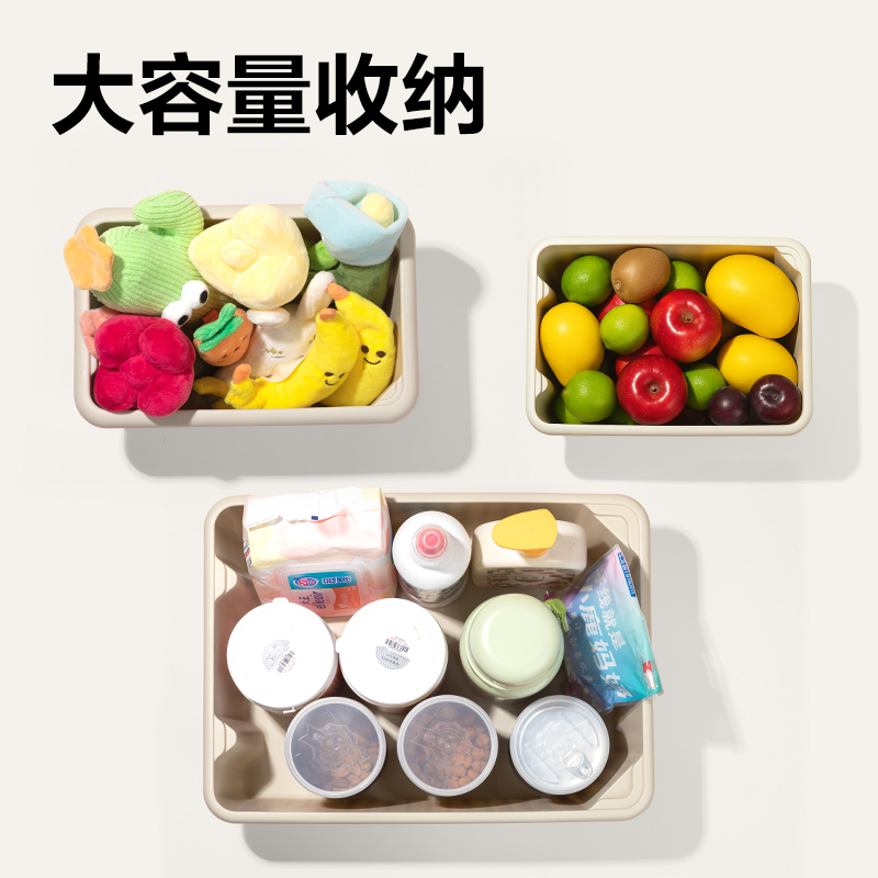得力XDM105收納筐(灰)(個)