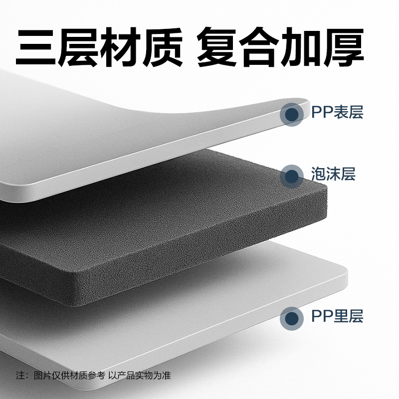 得力PE132_發(fā)泡PP4孔夾(黑)(個(gè))