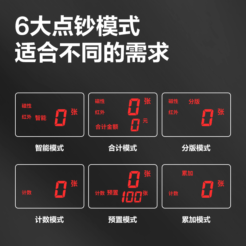 得力3923點(diǎn)鈔機(jī)(銀)(臺(tái))
