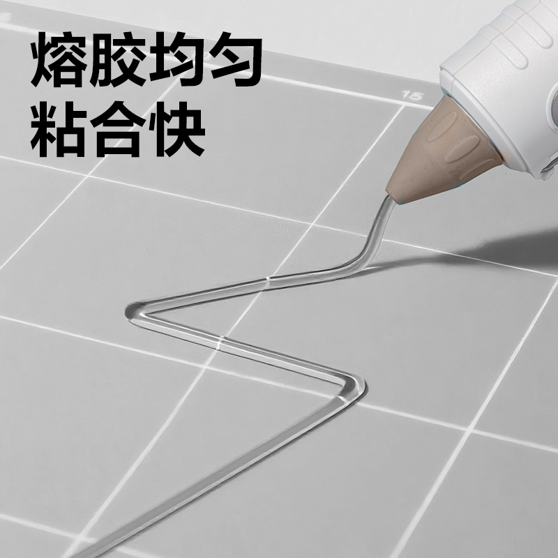 得力YC705熱熔膠棒_7x150mm_10支裝(白)(袋)