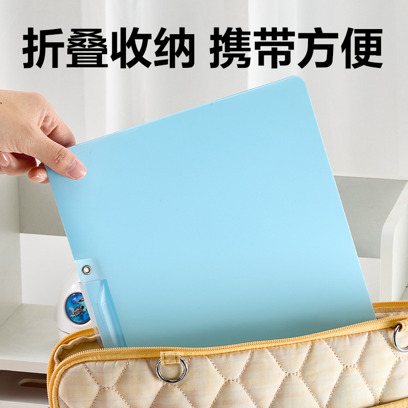 得力PP685旋轉(zhuǎn)短桿報告夾(藍色系)(個)