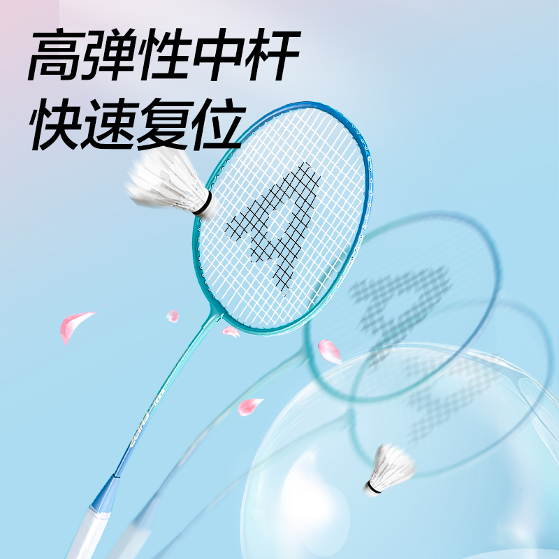 安格耐特FH132鐵合金羽毛球拍(2支/付)(混)(付)