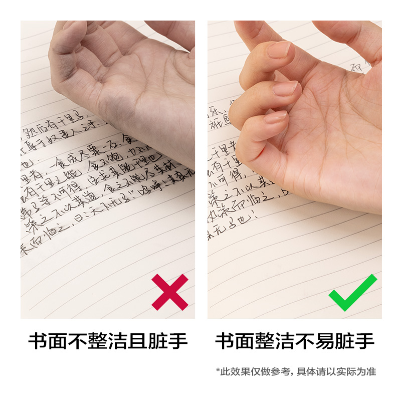 得力SF131直液式走珠筆0.5mm全針管(黑)(5支/盒)