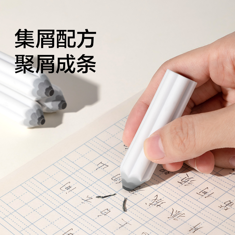 紐賽NS783筆形易握橡皮擦(白)(盒)
