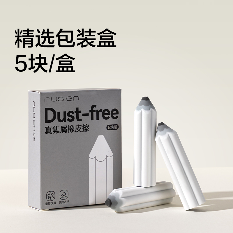 紐賽NS783筆形易握橡皮擦(白)(盒)
