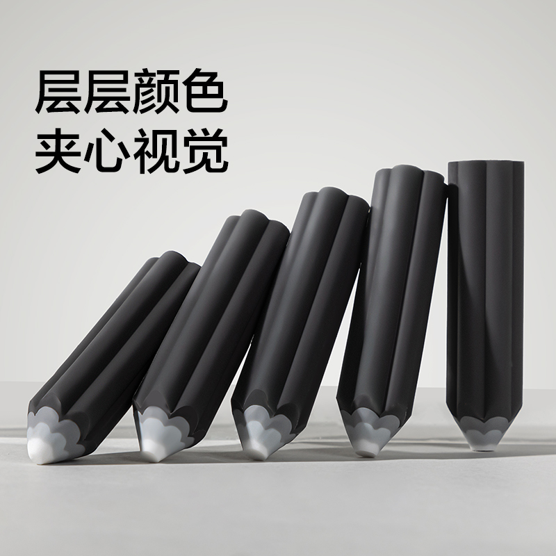 紐賽NS783筆形易握橡皮擦(黑)(盒)