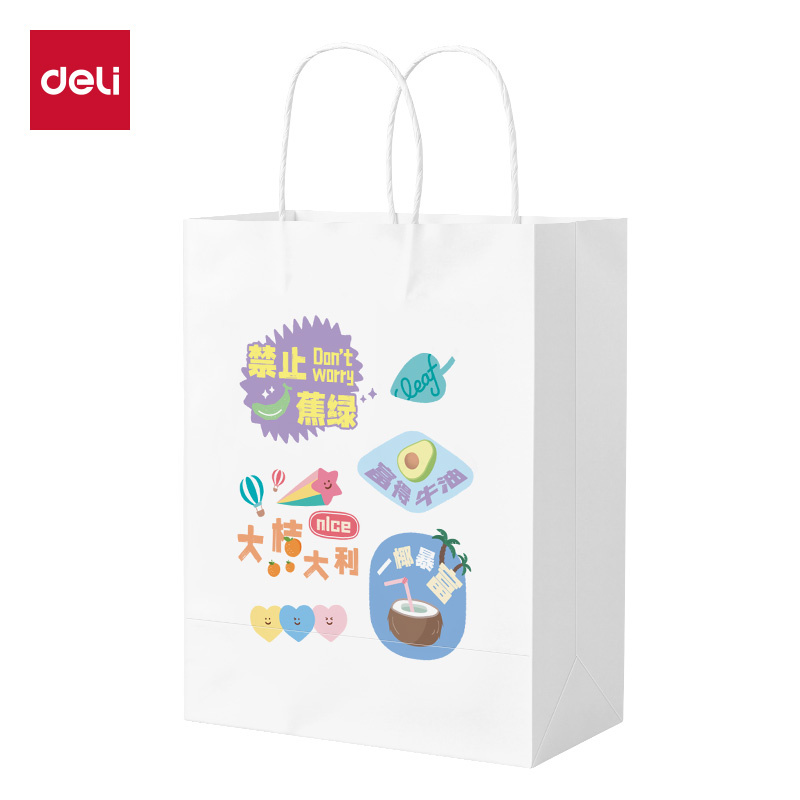得力得心LQ717牛皮紙袋21*11*27cm(富的牛油)(10只/包)
