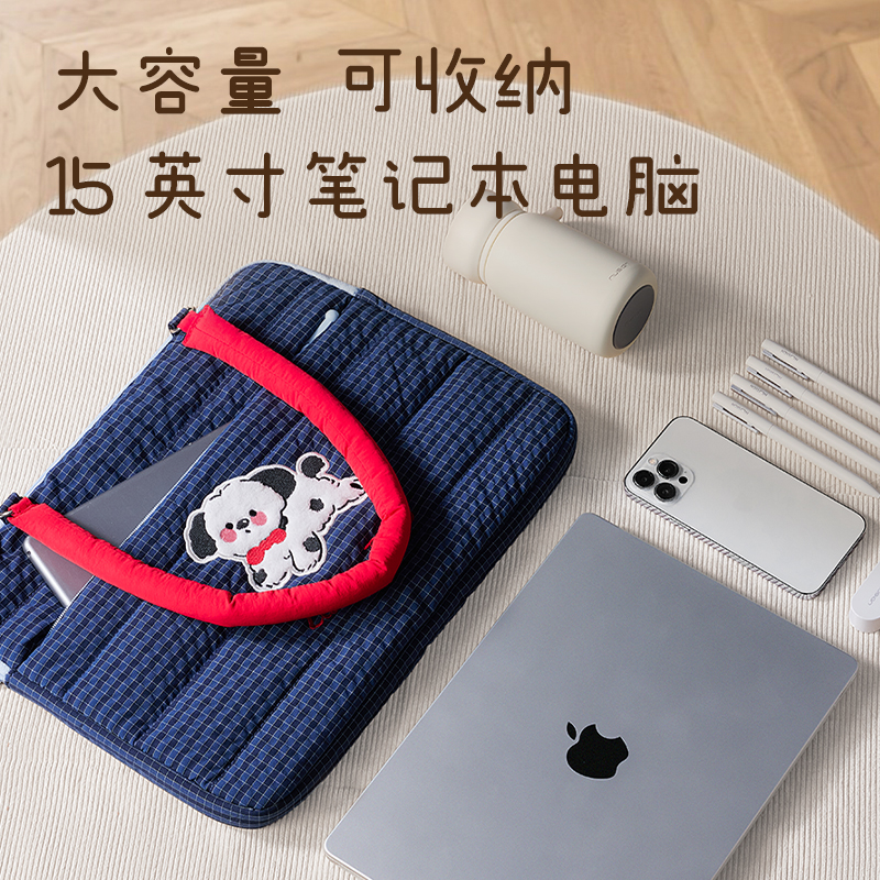 得力BG198格紋系列狗狗電腦包(藍(lán))(個(gè))