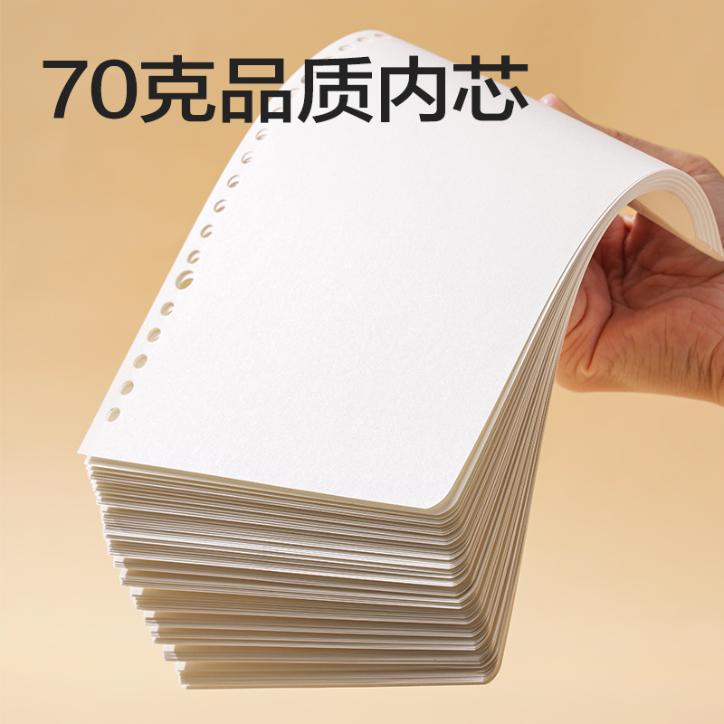 得力NA580-2活頁替芯(空白)(本)