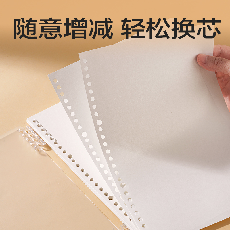 得力NB580-2活頁替芯(空白)(本)