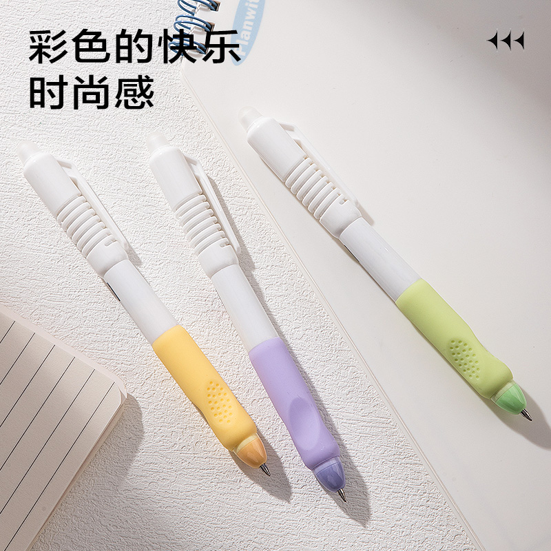 得力SA296按動(dòng)可擦中性筆0.5mm子彈頭(黑)(3支/盒)