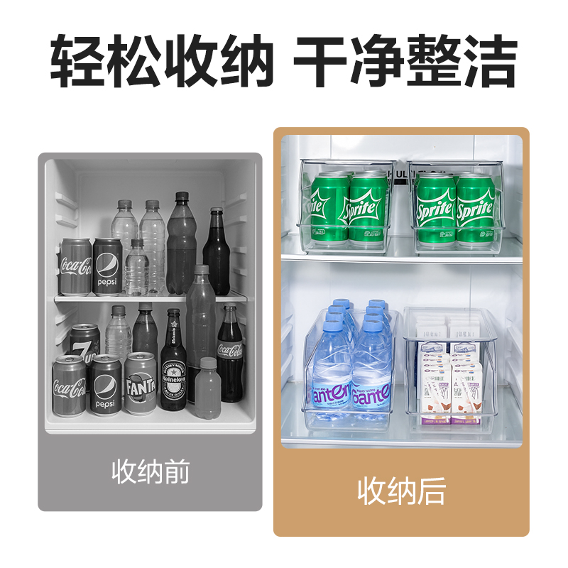 得力XDM148易拉罐收納盒(透明)(盒)