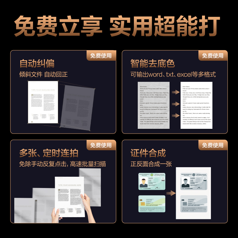 得力GK336高拍儀A3軟墊(黑)(臺(tái))