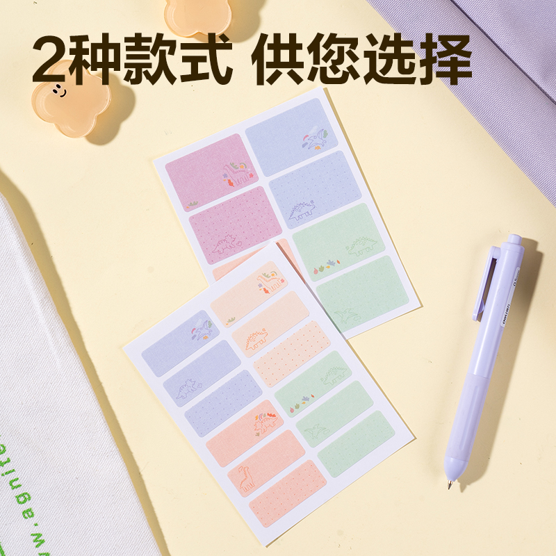 得力BT508衣物姓名貼(混)(2張/包)