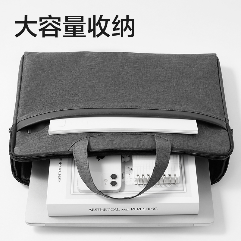 得力BG999經(jīng)典商務(wù)公文包(灰)(個(gè))