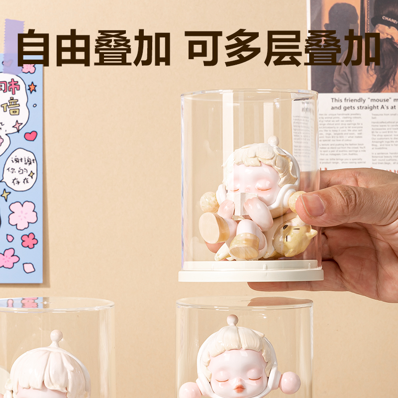 得力PK159收納盒(單個(gè)款)(米白)(個(gè))