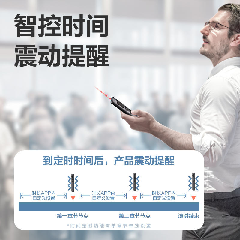 得力MA223激光翻頁筆(深灰)(支)