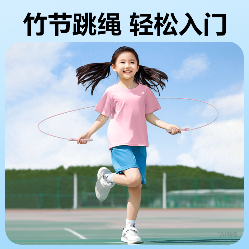 安格耐特FT148鋼絲芯軸承竹節(jié)跳繩(混)(根)