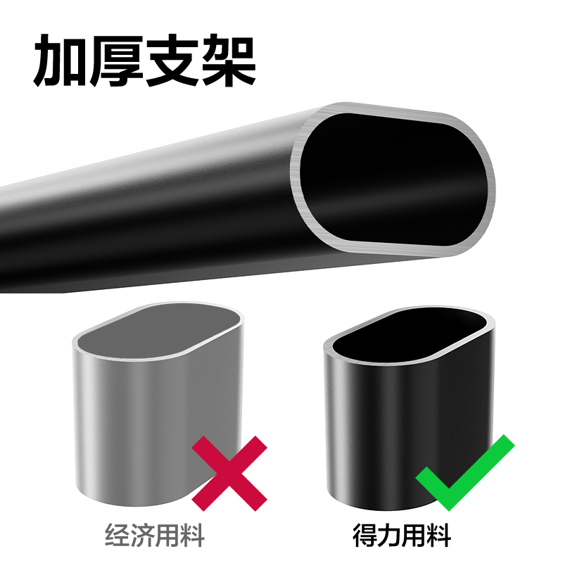 得力DP303_H型可升降雙面白板1800*900mm(黑)(塊)