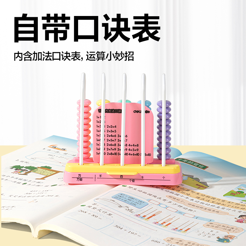得力YX683學(xué)具5行清零計(jì)數(shù)器(藍(lán))(盒)