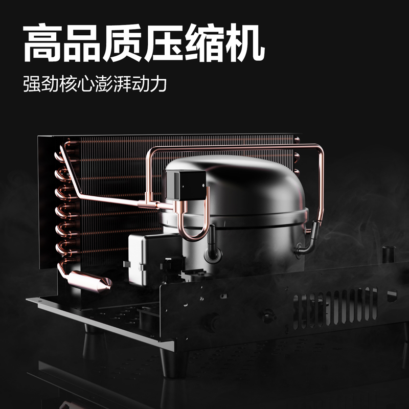 得力LD600制冰機(jī)36冰格自來水款(黑)(臺)