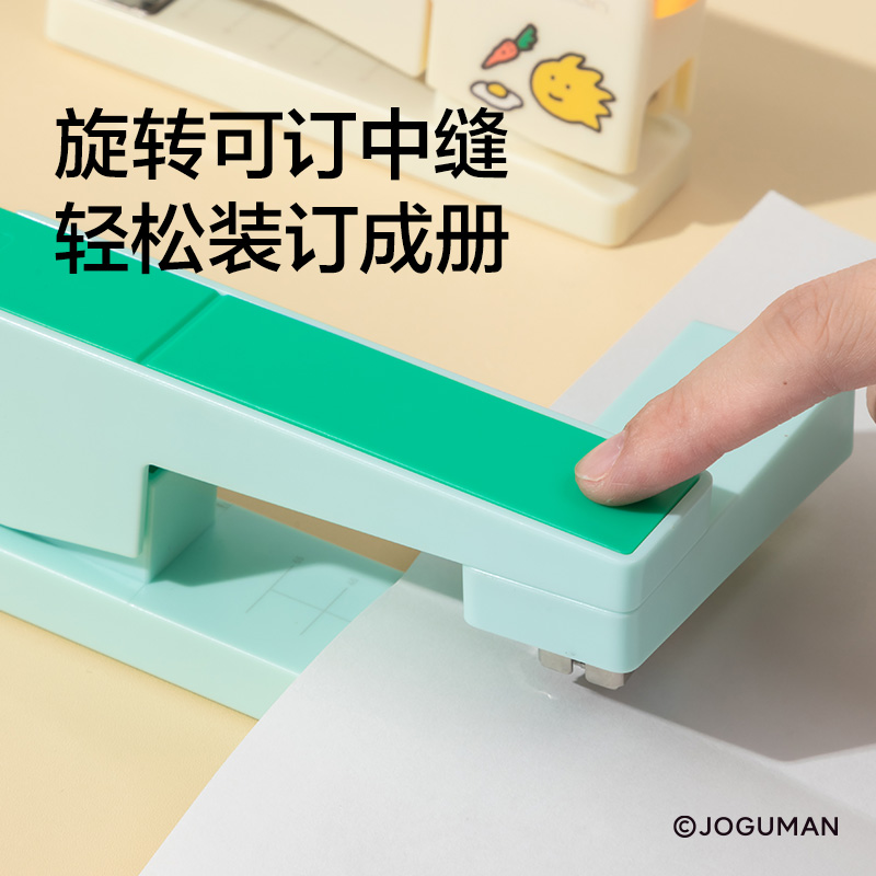 紐賽NS089-Q喬古漫訂書機(藍)(臺)