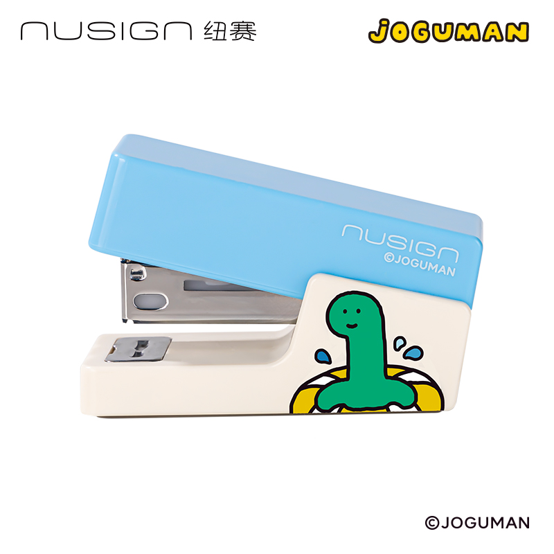 紐賽NS083-Q喬古漫訂書機(jī)(藍(lán))(1臺(tái)訂書機(jī)+1盒釘)