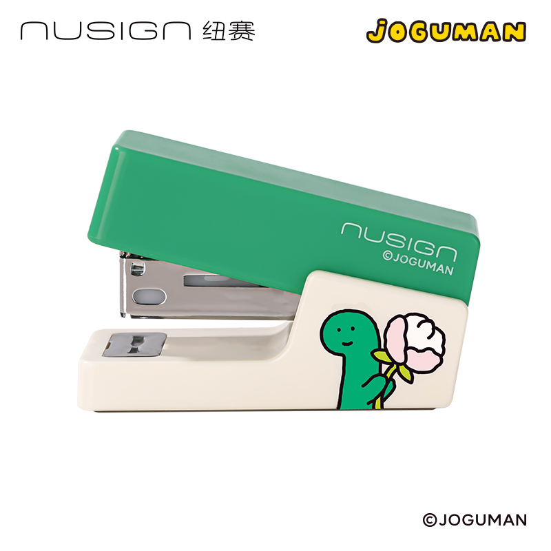 紐賽NS083-Q喬古漫訂書機(jī)(綠)(1臺(tái)訂書機(jī)+1盒釘)