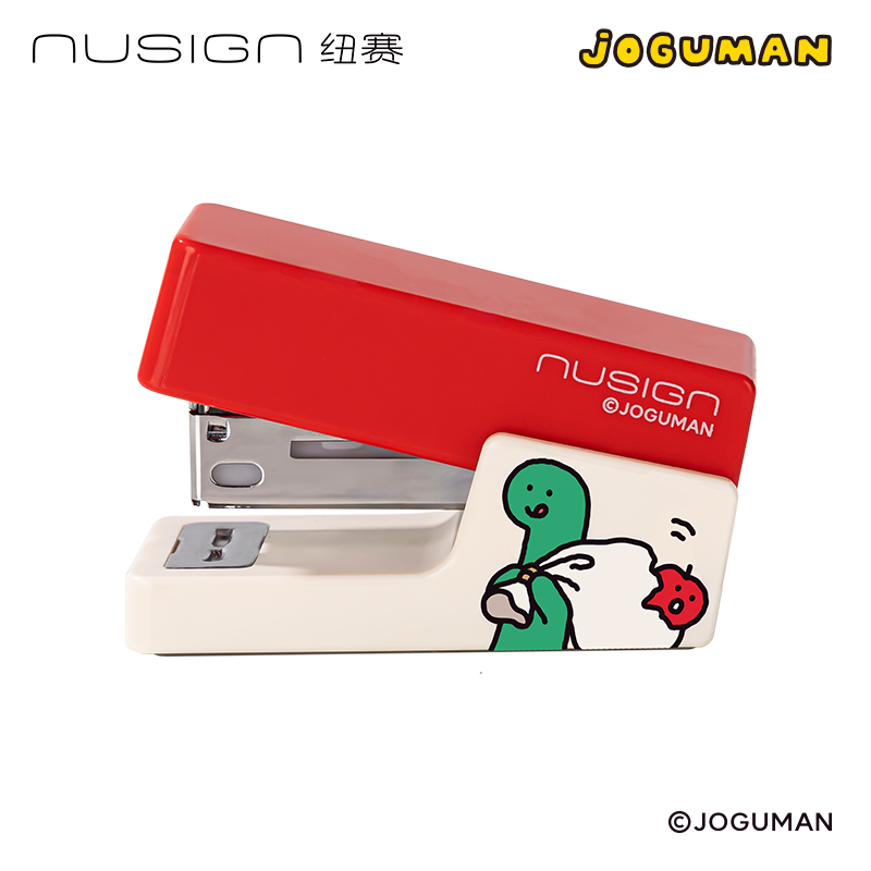 紐賽NS083-Q喬古漫訂書機(jī)(粉)(1臺(tái)訂書機(jī)+1盒釘)