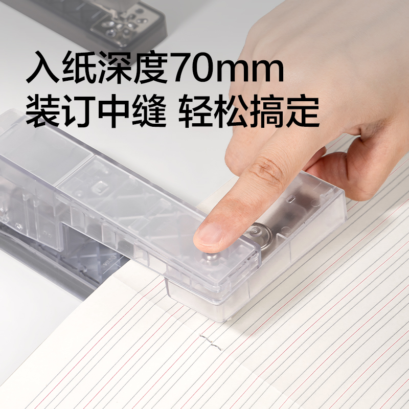 紐賽NS089-DZ旋轉(zhuǎn)訂書機(黑)(臺)
