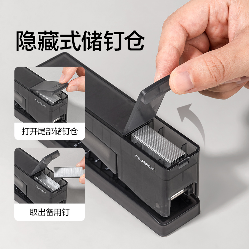 紐賽NS089-DZ旋轉(zhuǎn)訂書機(白)(臺)